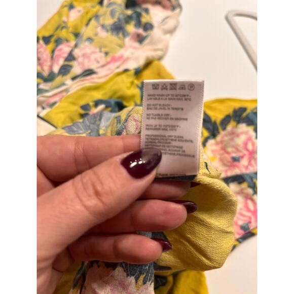 Anthropologie Elma Floral Printed Kimono Cardigan Top OS - Picture 5 of 8